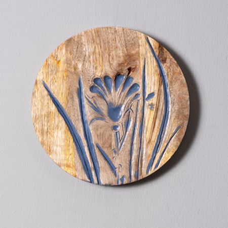 Floral Symphony Wall Plate Set of 4